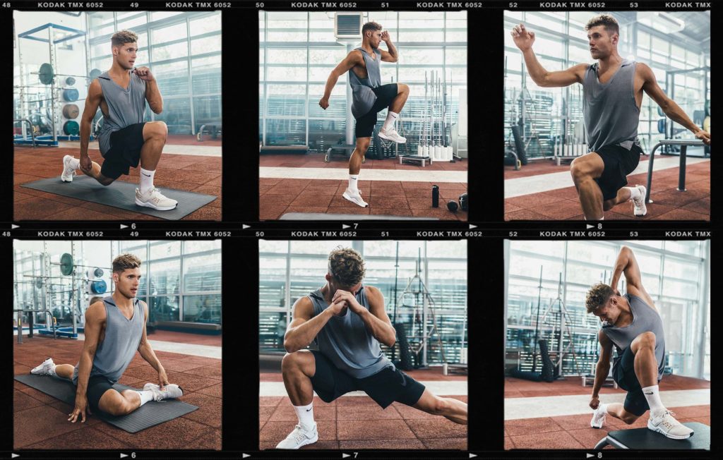 Kevin Mayer - Nike training contact sheet
