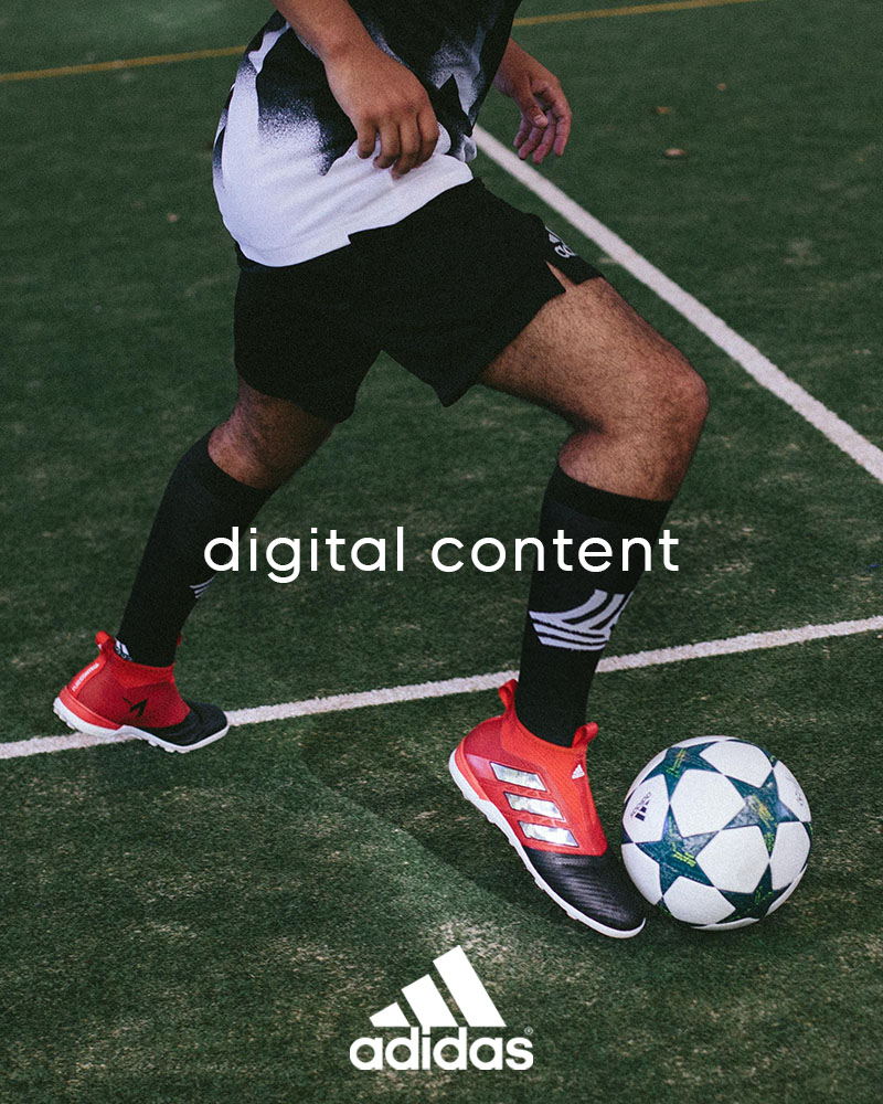 adidas football digital content